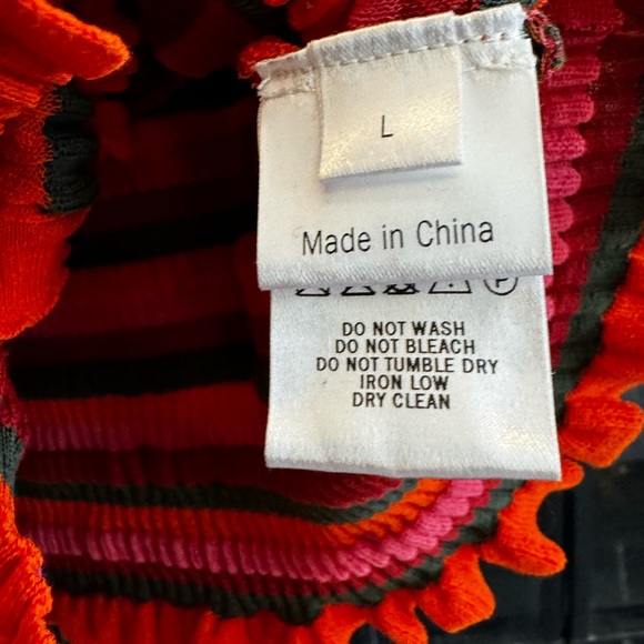 Molly Goddard Aara Horizontal Stripe Cardigan Size L Retail $380.00 - Picture 11 of 12